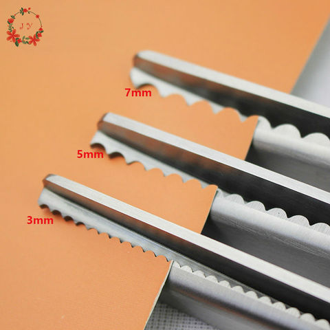 1 PIECE Stainless Steel Semicircle Pinking Shears Tailor's Scissors Fabric,Leather,Denim Trimming,Dressmaking Sewing Tool ► Photo 1/6