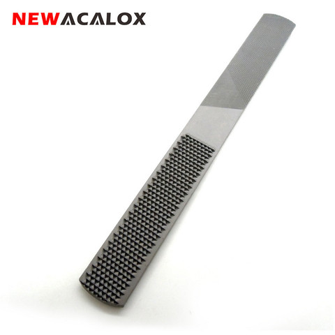 NEWACALOX Double-cut Alloy Square Flat Half Round Filling Needle Microtech Woodworking 4 IN 1 Wood Carving Files Rasp Wooden ► Photo 1/6