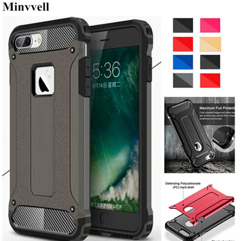 For iphone X XS MAX XR 6S case Shockproof Hybrid TPU Armor Silicone Rubber Cover For iphone 6 6s Plus 7 8 plus Hard Rugged Coque ► Photo 1/6