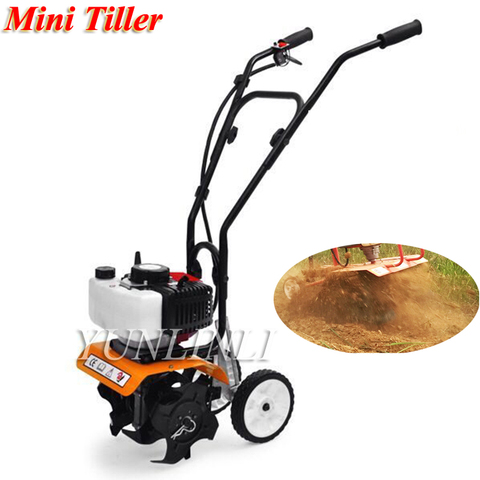 Mini Tiller Garden Cultivator Rotary Hoe Tine Tiller 1650W Cultivator Pro Machine For Soil Loosening Equipment 1E44F-5 52cc ► Photo 1/6
