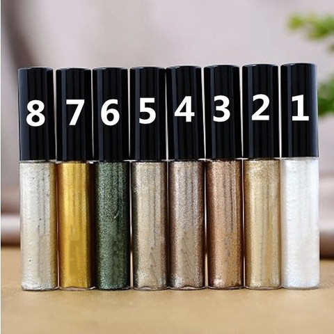 Liquid Glitter Eyeliner waterproof Cosmetics for Women Silver Gold Color Shiny Eye Liners Gel Profissional Makeup ► Photo 1/2
