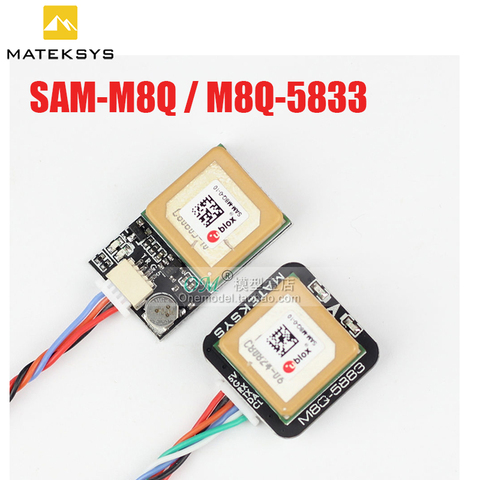 Matek Systems M8Q-5883 SAM-M8Q GPS & QMC5883L Compasses Module for RC Drone FPV Racing Models Part Accessories ► Photo 1/6