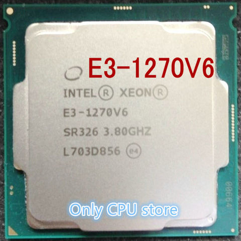 intle E3-1270V6 3.8GHz Quad Core processors Computer CPU E3-1270 V6 scrattered pieces E3 1270 V6 free shipping ► Photo 1/1