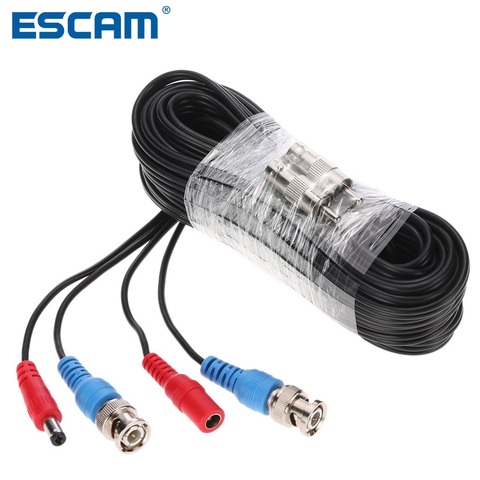 Video Power Siamese BNC Cable 65ft 20m for Analog AHD Surveillance CCTV Camera DVR Kit ► Photo 1/6