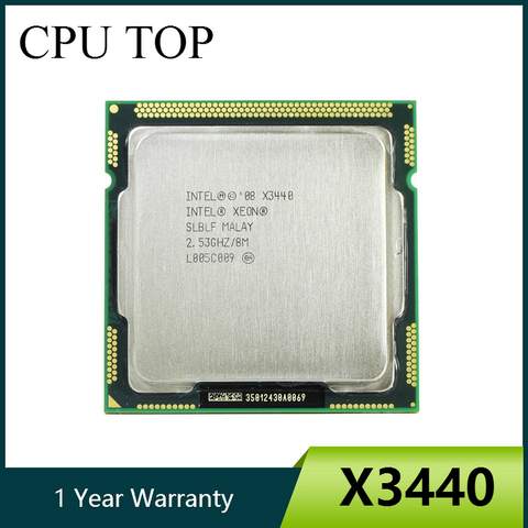 Intel Xeon X3440 Quad Core LGA 1156 8M Cache 95W Desktop