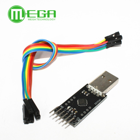 1PCS CP2102 USB 2.0 to UART TTL 6PIN Connector Module Serial Converter with Dupont line ► Photo 1/3