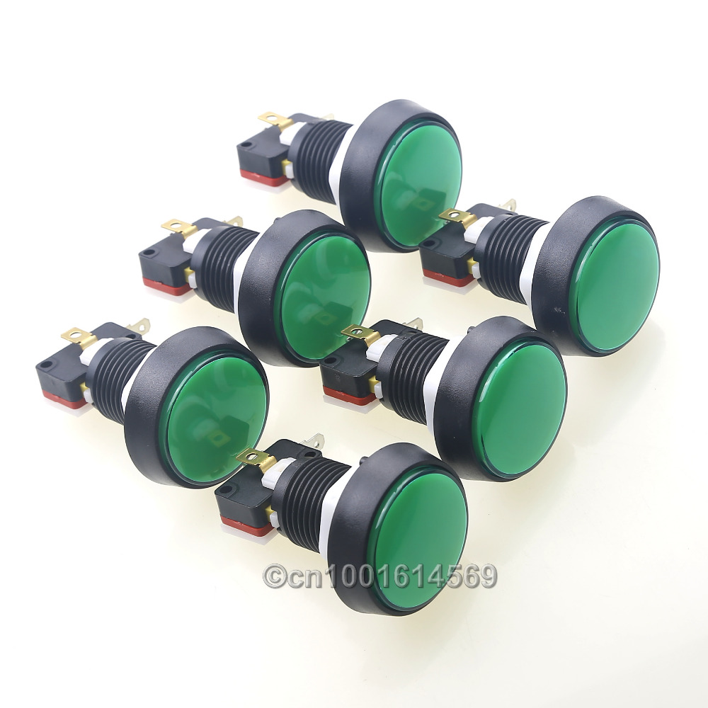 Buy Online 6pcs 44mm Led Illuminated 5v Led Arcade Start Push Button With Microswitch Arcade Buttons For Jamma Game Mame Games Green Alitools Buy Online 6pcs 44mm Led Illuminated 5v Led Arcade Start Push Button With Microswitch Arcade Buttons For Jamma Game Mame Games Green Alitools
