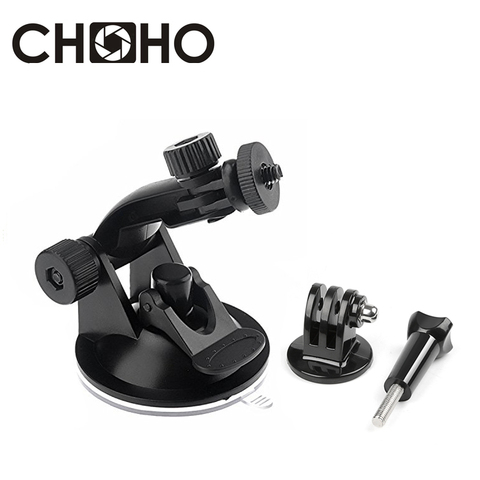 Car Suction Cup Windshield Mount + Long Screw + 1/4