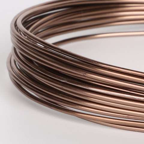 Soft Brown Aluminium Wire 1/1.5/2/2.5/5mm Beading Wire For Bracelet Necklace Jewelry Making DIY Jewelry Craft Accessories ► Photo 1/6