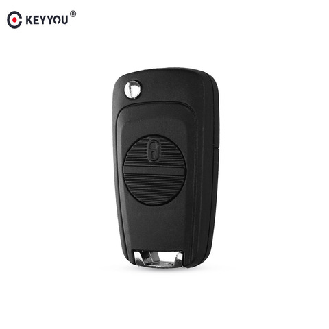 KEYYOU 2 BUTTONS REMOTE FLIP FOLDING KEY SHELL FOB CASE COVER FOR NISSAN MICRA ALMERA PRIMERA XTRAIL FREE SHIPPING ► Photo 1/6