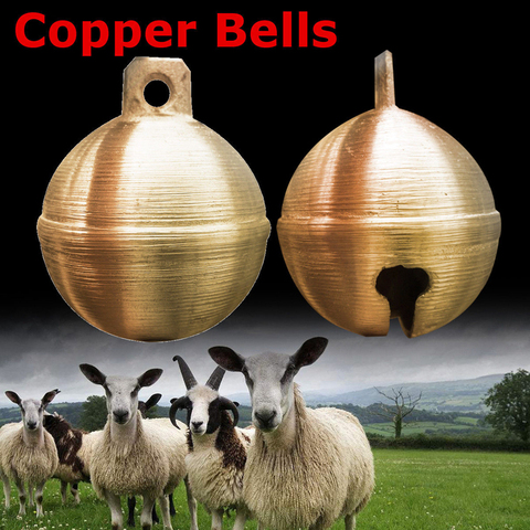 1 Pcs Small And Medium No. Cattle Sheep Copper Bells Livestock Animal Husbandry Copper Bells Sound Loud Brass Bell ► Photo 1/6