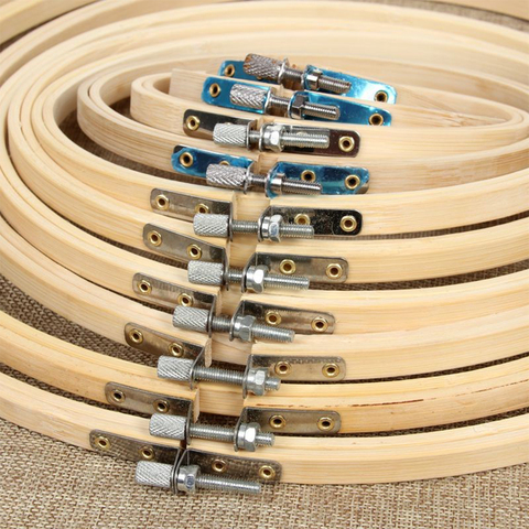 DIY Sewing Tool Round Wooden Embroidery Hoops Frame Set Bamboo Rings Cross Stich For Housewife, Or Those Intelligent Girls ► Photo 1/6