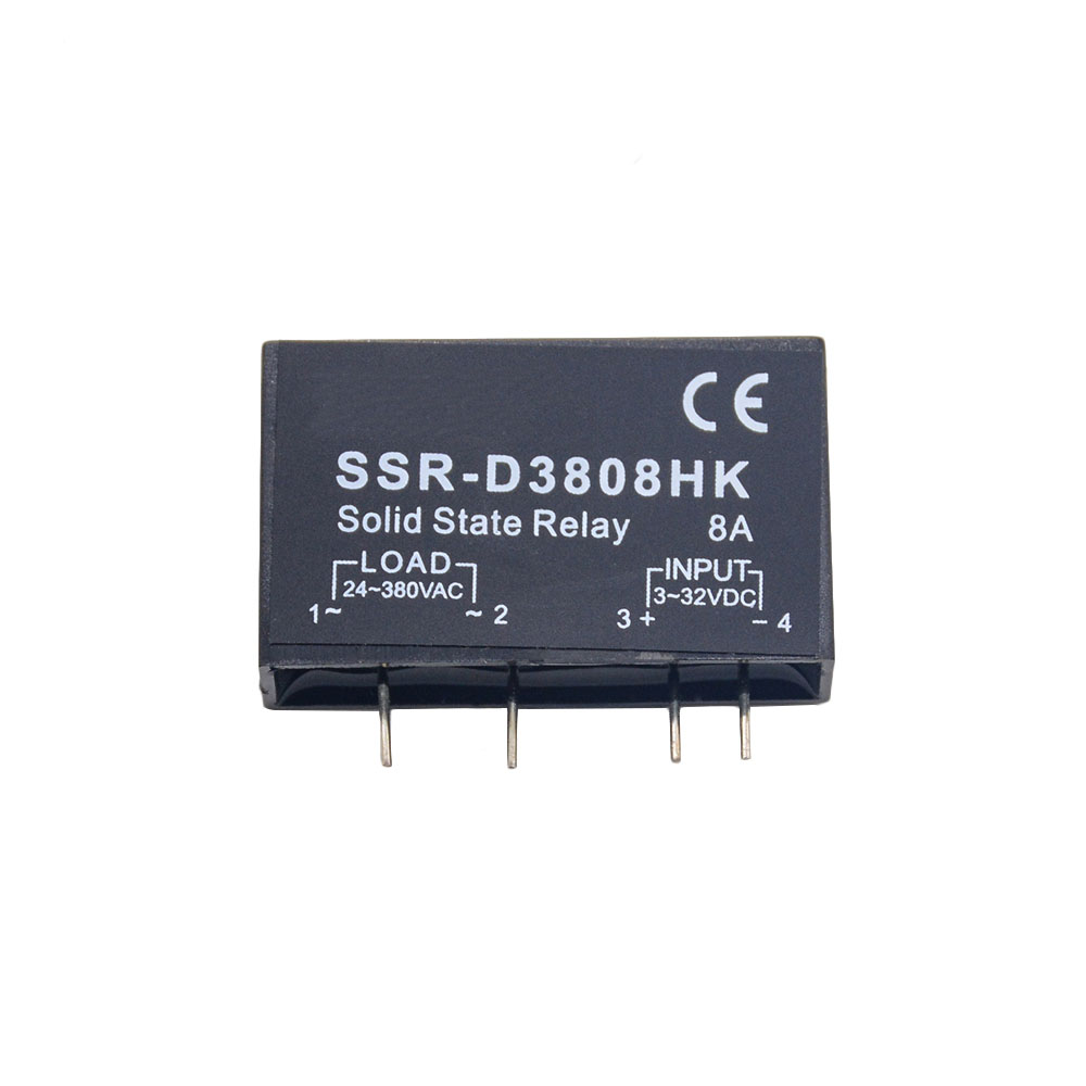 Hoymk SSR-D3808HK 8A DC-AC Solid State Relay With PCB Dedicated Pins - New