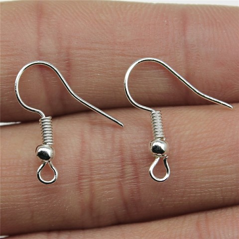50pcs 8 Colors 18x19mm Earrings Clasps Hooks For DIY Jewelry Making Jewelry Accessories Iron Hook Ear Wire DIY Earring Findings ► Photo 1/6