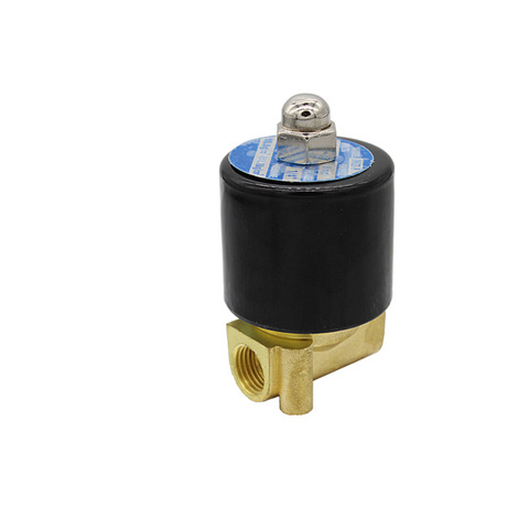 2W025-08 12V 24V 220V electric Solenoid water valve Brass & Zinc alloy Normally closed pneumatic control Valve for Oil Air Gas ► Photo 1/4
