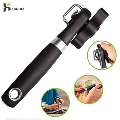 KONCO Manual Can Opener Stainless Steel Bottle Openers Professional Ergonomic Jars & Tin Opener for Cans Kitchen Tools ► Photo 1/6