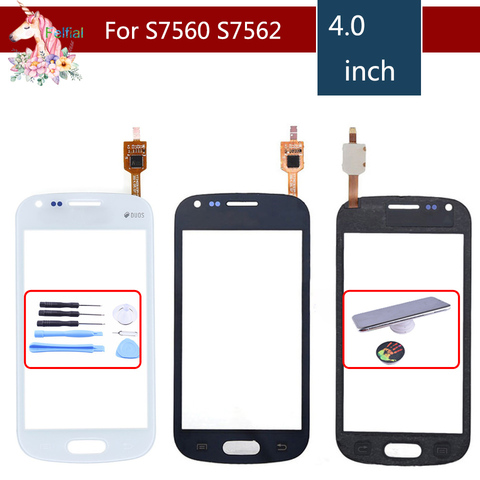 For Samsung Galaxy Trend S7560 S Duos S7562 GT-S7562 7562 7560 Touch Screen Digitizer Sensor Front Glass Lens Replacement ► Photo 1/2
