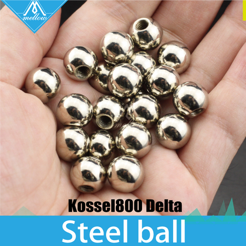 20pcs 10mm Stainless Steel Ball with M4 Threaded hole for kossel800 delta ,customization service 3d printer Accessories ► Photo 1/4