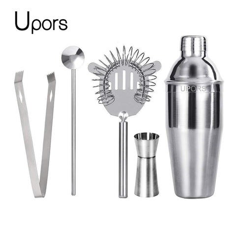 UPORS 550ML/750ML Cocktail Shaker Mixer Stainless Steel Wine Martini Boston Shaker For Bartender Drink Party Bar Tools ► Photo 1/5