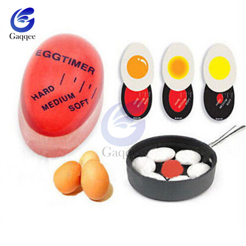 Egg Perfect Color Changing Timer Yummy Soft Hard Boiled Eggs Cooking Kitchen Eco-Friendly Resin Egg Timer Red timer tools Meter ► Photo 1/6