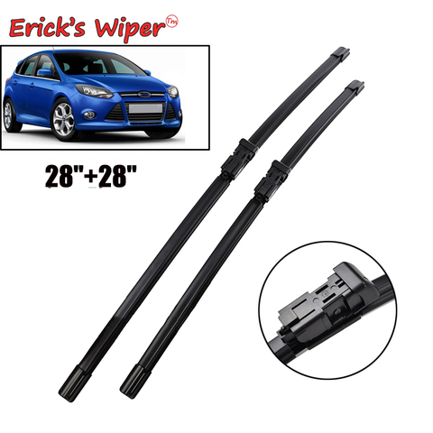 Erick's Wiper RHD & LHD Front Wiper Blades For Ford Focus 3 Hatchback 2011 - 2017 Windshield Windscreen Front Window 28