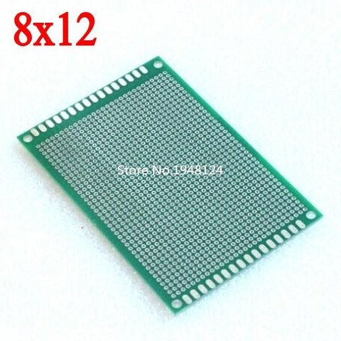 8X12 cm double-Side Copper prototype pcb 8*12 cm Universal Board  Free Shipping Wholesale ► Photo 1/1
