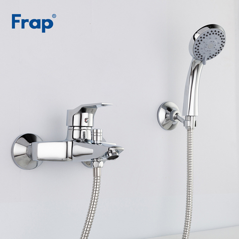 Frap New Arrival Contemporary Style 1 Set Single Handle Solid Brass Bathroom Faucet Shower Tap Cold and Hot Water Mixer F3063 ► Photo 1/6