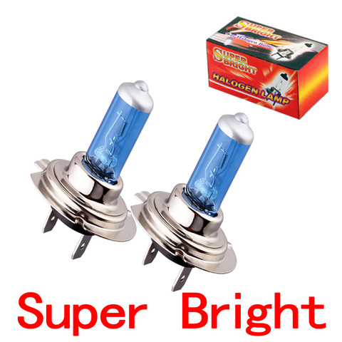 2pcs H7 Super Bright White Fog Halogen Bulb 55W Car Head Light Lamp 55W V2 Parking Car Light Source u20 ► Photo 1/6