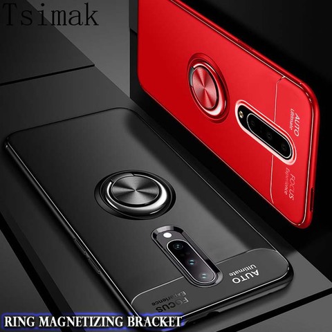 Case For Oneplus Nord 6 6T 7 7T 8 Pro one plus 6 T 7 1+7 Pro Z Cover Silicone Shockproof Magnetic Ring Holder Phone Back Coque ► Photo 1/6