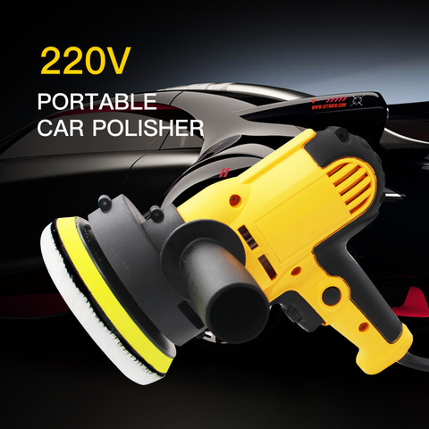 Electric Car Polisher Machine 220V 500-3500rpm 600W Auto Polishing Machine 6 Speed Sander Polish Waxing Tools Car Accessories ► Photo 1/6