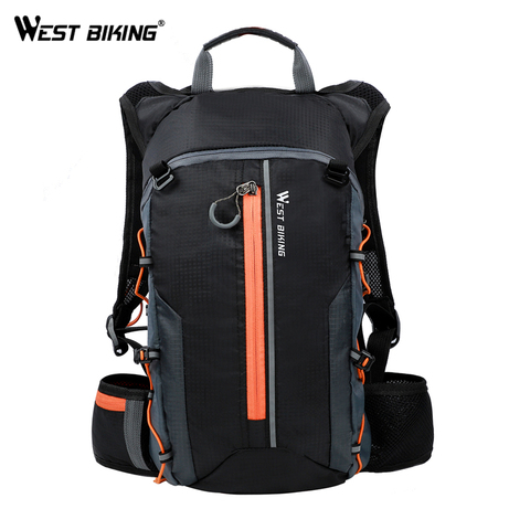 WEST BIKING 10L Ultralight Portable Folding Bicycle Backpack Pouch Breathable Waterproof Hiking Rucksack Water Bag Bike Backpack ► Photo 1/6