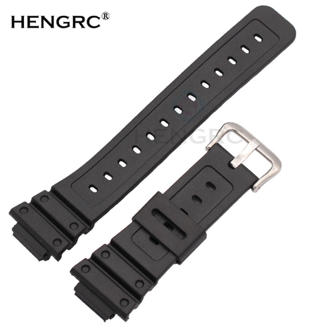 16mm X 25mm Rubber Watchbands High Quality Men Sports Silicone Watch Strap Band For Casio 5600 Series Watch Accessories ► Photo 1/6