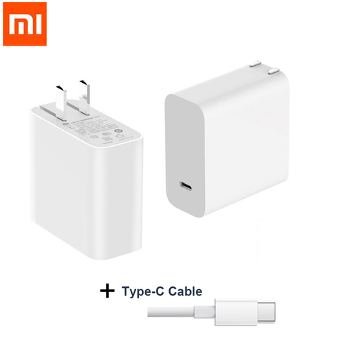 Original Xiaomi USB-C 45W 65W Quick Charger Output Type C Port USB PD 2.0 QC 3.0 Power adapter Mi laptop air 13.3 12.5 pro 15.6 ► Photo 1/1