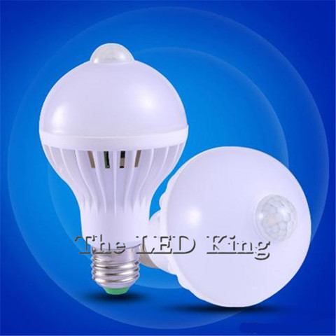 PIR Motion Sensor Lamp E27 220V Led Bulb 5w 7w 9w 12w 15w Auto Smart Led PIR Infrared Body Lamp With The Motion Sensor Lights ► Photo 1/1