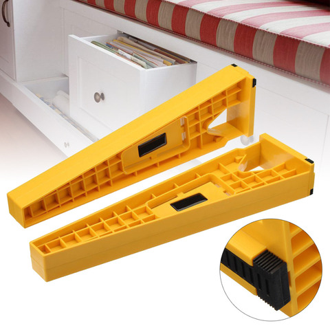 2Pcs Drawer Slide Jig Mounting Bracket Box Cabinet Hardware Install Guide Tool for Concealed Hinge Jig & Cabinet Hardware Jig ► Photo 1/5