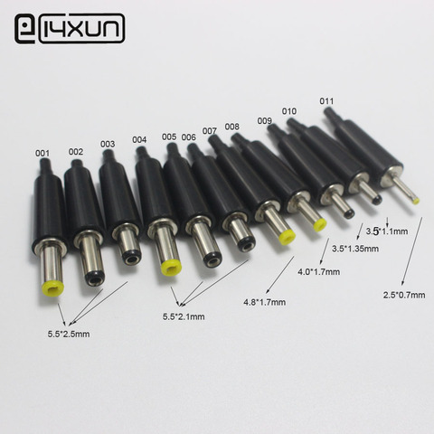 1pcs Male Female DC Power Plug Connector ABS 6.5*4.4 5.0*3.0 5.5*2.5 5.5*2.1 4.8*1.7 4.0*1.7 3.5*1.35 3.5*1.1 2.5*0.7 mm ► Photo 1/1