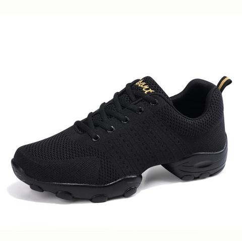 Mesh Jazz Shoes Men's Modern Soft Outsole Dance Sneakers Breathable Dancing Fitness Training Shoes  ► Photo 1/6