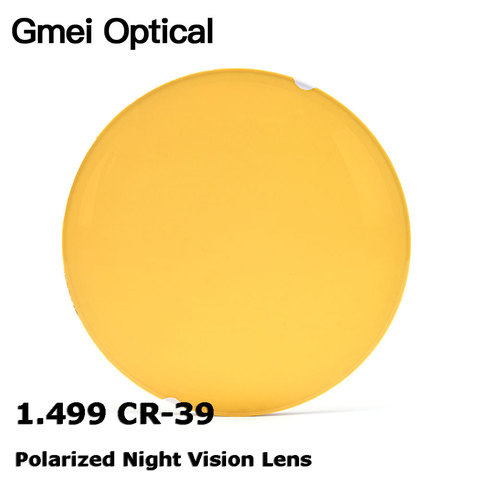 Gmei 1.499 CR-39 Polarized Night Vision Myopia Lenses Prescription Polarizing Driving Glasses Lens Anti-Glare High Definition ► Photo 1/6