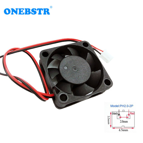 35X35X10mm DC12V Mini Fan Chipset Heatsink Cooling Cooler Brushless Fan 3510 PH2.0-2Pin Cable Line 180mm Free Shipping ► Photo 1/6