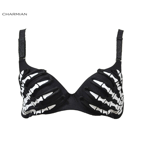 Charmian Women's Halloween Sexy Punk Bra Top Steampunk Skeleton Claws Party Nightclub Rock White Bones Clubwear Bra Crop Top - Price history & Review | AliExpress Seller - Charmian Official Store | Alitools.io Charmian Women's Halloween Sexy Punk Bra Top Steampunk Skeleton Claws Party Nightclub Rock White Bones Clubwear Bra Crop Top - Price history & Review | AliExpress Seller - Charmian Official Store | Alitools.io