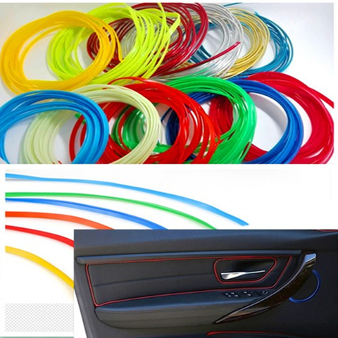 Car Mouldings Trim Decor Line Strip For Car Door Dashboard Strip  Accessories 2M
