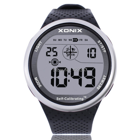 Mens Sports Watches Self Calibrating Digital Watch Waterproof 100m Multifunctional Swim Diver Outdoor Wristwatch ► Photo 1/6