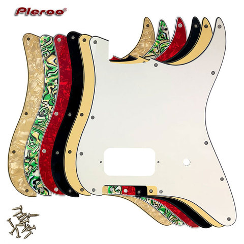Pleroo Guitar Parts - For USA\ Mexico Fd Stratocaster ST Blank Pickguard 11 hole US spec Strat With bridge Humbucker ► Photo 1/6