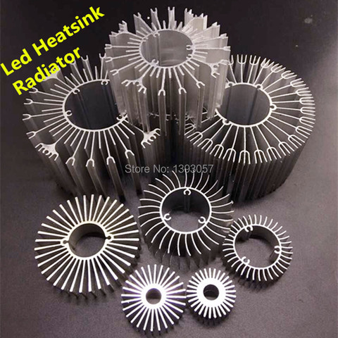 10pcs/lot LED Heatsink Aluminum Base Radiator For 1W-36W High Power LED Cooler Sunflower UFO Round   PCB Radiator LED Lamp DIY ► Photo 1/3