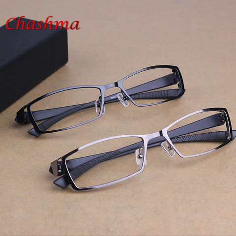 2017 Men's Business Leisure Titanium Alloy Optical Glasses Frame Brand Design TR90 Myopia Prescription Eyeglasses oculos de grau ► Photo 1/4