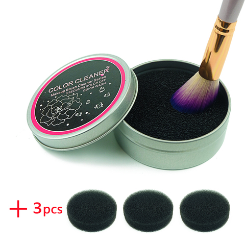 Makeup Brush Cleaner Sponge Remover Color From Brush Eyeshadow Sponge Tool Cleaner Quick Color Off Make Up Brushes Cleaner ► Photo 1/6