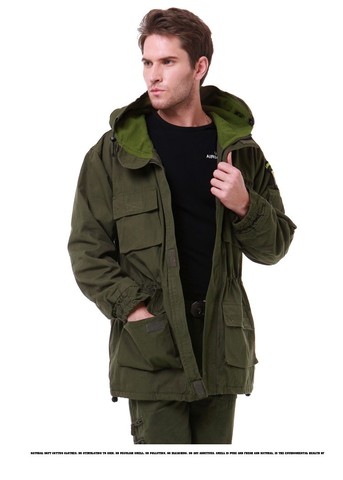 Outdoor men's Tactical Military M65 male coat US man windbreaker Camping Overcoat multi-pocket hooded pilot 101 air force Jacket ► Photo 1/6