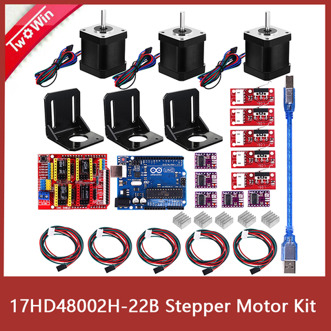3D Priter/ Stepper Motor Kit，A4988 driver+UNO R3 Board+RAMPS 1.4 Switch Endstop+DRV8825 Motor Driver+Nema 17 Motor ► Photo 1/6