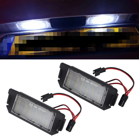 2Pcs LED License plate light For Hyundai I20 Veloster FS XG 30 Terracan HP Coupe GK 12V White No error For Kia Picanto Rio Soul ► Photo 1/6