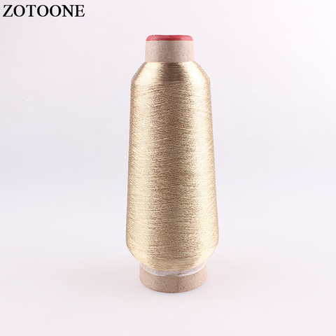 ZOTOONE 3500M/Roll Embroidery Gold Threads For Sewing Craft DMC Floss Metallic Machine DIY Sewing Fabric Accessories For Clothes ► Photo 1/1